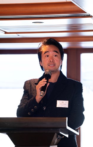 HKAWL Chairman Dr Adrian Cheng delivers closing remarks at the Ocean Innovators Platform